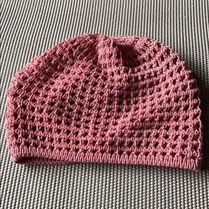 Pink Knit Hat